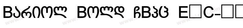 Bariol Bold GBpc EUC字体转换